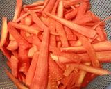 A picture of step 2 of Gajar ka halwa 😋.