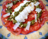 Foto del paso 4 de la receta: Carpaccio de tomate con mozarrella di Bufala