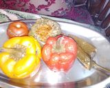 عکس مرحله 1 از دستور دلمه بادمجان خال خالی