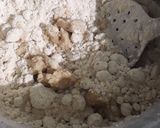 A picture of step 2 of Diwali special Laddoo.