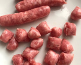 Foto del paso 3 de la receta: Arroz con salchichas frescas, en 15’ de olla exprés