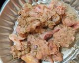 A picture of step 1 of Spicy Chicken dry roast.
