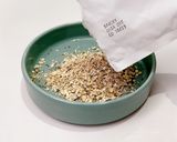 Foto langkah ke 1 dari resep Sarapan Diet : Bubur Ayam Chia Seed Oatmeal (196 kkal).