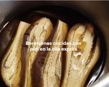 Foto del paso 7 de la receta: Berenjenas Cocidas con Piel en la Olla Exprés