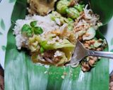 Foto langkah ke 6 dari resep Sego Pecel Kembang Turi.