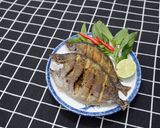 Hình bước làm 5 của món Cá Dìa Chiên Mắc Khén