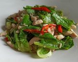 รูปขั้นตอนการทำที่ 7 ของ แขนงผัดไก่นุ่ม