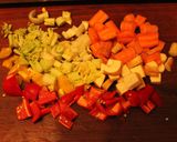 Foto del paso 1 de la receta: Sopín para día otoñal con llovizna y con melan pero sin colía