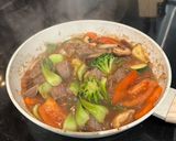 A picture of step 7 of Vietnamese Crispy Flat Noodles (Phở Áp Chảo).