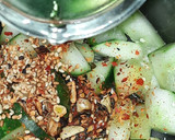 A picture of step 3 of Cucumber Salad.
