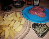 Foto del paso 2 de la receta: Filete al perejil con papas rústicas 👨🍳🥩🥔