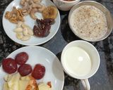 A picture of step 1 of Healthy Halim Seeds, Fruits, Oats Smoothie.