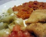 Foto del paso 8 de la receta: Pescado Frito con Majado de Yuca y Ensalada de Patata