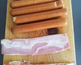 Foto del paso 1 de la receta: Salchichas Frankfurt al horno con puré de patatas