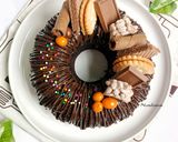 Foto langkah ke 8 dari resep Birthday Brownies 🎂.