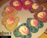 A picture of step 6 of Colored Waffles.