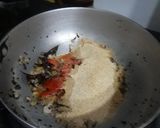 A picture of step 4 of Upma.
