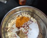 A picture of step 1 of Aloo besan suji mix vegetable handvo.