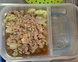 รูปขั้นตอนการทำที่ 5 ของ ผัดผักกาดขาวหมูสับ