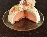 A picture of step 17 of Cranberry Mousse Dome.