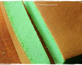 Foto langkah ke 8 dari resep Ogura Cake Pandan Super soft moist recomended.