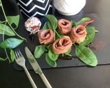 Une image de l'étape 13 de 🎄🪵rosaces betterave 🌹viande🥩hachée 🌶️.