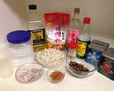 A picture of step 1 of Taro Cake.