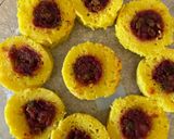 A picture of step 8 of Nargis dhokla.