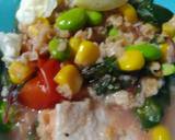MPASI Oat, Salmon, Edamame, Sayuran langkah memasak 3 foto