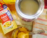 A picture of step 1 of Vermicelli dry fruits custard (sheer khurma custard).