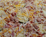 Foto del paso 3 de la receta: Pizza berenjena, huevo y salmón