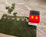 A picture of step 1 of Mickey Mouse Roll Sushi.