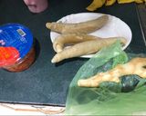 泡菜炒麵腸的食譜步驟1照片