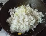 A picture of step 5 of Lemon Rice / SouthIndian Chitranna Rice.