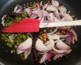 A picture of step 4 of Broken Quinoa Coconut Upma.