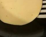 A picture of step 3 of Peanut Butter Board with cream cheese & pancakes.