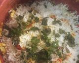 A picture of step 8 of Veg Biryani.