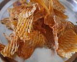 Fried sweet potato with pumpkin wafers recipe step 1 photo