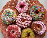 Foto langkah ke 6 dari resep Donat Tape Pizza.