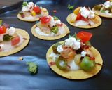 A picture of step 3 of Mini khakhra bites.