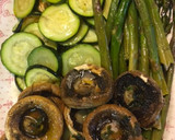 Foto del paso 1 de la receta: Lubina al horno con verduras asadas