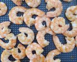 Une image de l'étape 5 de Crevettes à la plancha.