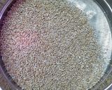 A picture of step 2 of Bajre ki khichdi (pearl millet khichdi).
