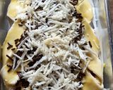 Foto langkah ke 3 dari resep Strudel pisang coklat keju.