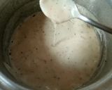 A picture of step 4 of White creamy Pizza | Bechamel Sauce.