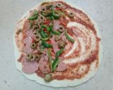 A picture of step 6 of Pizza Pinwheels.