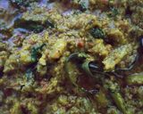 Gambar langkah 6 resipi Daging Masak Sambal Lemak Daun Kesum.