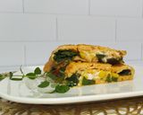 Foto del paso 4 de la receta: Omelette de acelga, queso de cabra y choclo