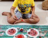 A picture of step 7 of Strawberry Pancakes.