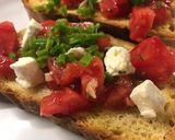 Bruschetta z pomidorem i serem fetą krok przepisu 2 zdjęcie